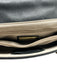 Valentino by Mario Valentino Black Gold Tone Hardware Quilted Flap Bag Black