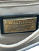 Valentino by Mario Valentino Black Gold Tone Hardware Quilted Flap Bag Black