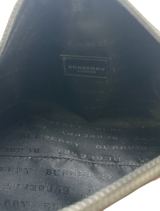 Burberry Beige, Black & Red Coated Canvas Nova Check Leather Handle Zip Top Bag Beige, Black & Red / Mini