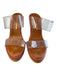 Kurt Geiger Shoe Size 37 Multi Plastic Double Strap Wedge Platform Shoes Multi / 37