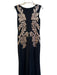 Tadashi Shoji Size 6 Black & Bronze Polyester Sleeveless Round Neck Gown Black & Bronze / 6