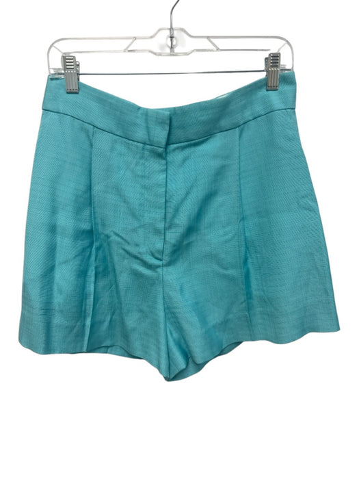 Sandro Size 42 turquiose blue Cotton & Viscose Clasp & Zip close Shorts turquiose blue / 42
