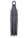 Lulus Size XL Gray Polyester Blend Halter Top Back Zip Open Back Jumpsuit Gray / XL