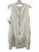 Ted Baker Size 3 White Polyester Crew Neck Sleeveless Back Zip Tiered Dress White / 3