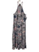 Lulus Size XL Mauve, blue & pink No Fabric Tag Halter Top Keyhole Back Dress Mauve, blue & pink / XL