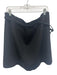 Theory Size 16 Black Wool & Polyester Side Zip Belt accent Above knee Skirt Black / 16