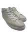 Rene Caovilla Shoe Size 41 White & Iridescent Leather Croc Embossed Sneakers White & Iridescent / 41