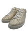Rene Caovilla Shoe Size 41 White & Iridescent Leather Croc Embossed Sneakers White & Iridescent / 41
