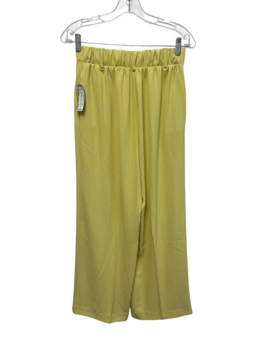 Dixie Size XS/S Yellow Green Polyester Mid Rise Wide Leg Oversize Pant Set Yellow Green / XS/S