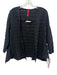 IC by Connie K Size M Black Polyester Long Sleeve Textured Keyhole Back Jacket Black / M
