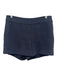 Marie Oliver Size 4 Navy Blue Polyester Mid Rise oversized pocket Shorts Navy Blue / 4
