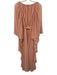 Badgley Mischka Size 2 Blush Pink Missing Fabric Tag Tie Waist Maxi Gown Blush Pink / 2
