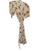 Reformation Size S White & Multi Viscose Short Sleeve Floral Wrap Dress White & Multi / S