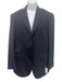 Etro Navy Wool Solid Notch Lapel 3 button Men's Suit Navy / 52