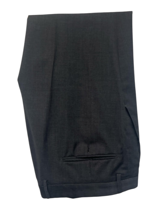 Etro Dark Gray Wool Solid 2 Button Men's Suit Dark Gray / 54