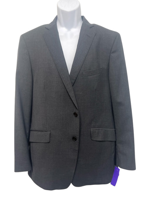 Etro Dark Gray Wool Solid 2 Button Men's Suit Dark Gray / 54