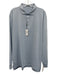 Turtleson NWT Size XL Blue & White Synthetic Striped Polo Long Sleeve Shirt Blue & White / XL
