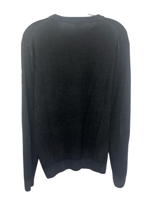 Belstaff Size XL Gray Merino Wool Solid Crew Men's Sweater Gray / XL