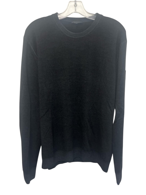 Belstaff Size XL Gray Merino Wool Solid Crew Men's Sweater Gray / XL