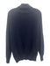 Hackett Size L Navy Wool Solid Polo Knit Men's Sweater Navy / L