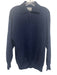 Hackett Size L Navy Wool Solid Polo Knit Men's Sweater Navy / L