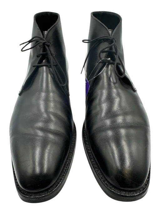 Crockett & Jones Shoe Size 10E Black Leather Solid Dress Men's Shoes Black / 10E