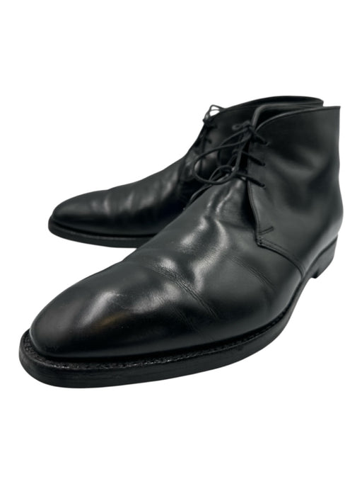 Crockett & Jones Shoe Size 10E Black Leather Solid Dress Men's Shoes Black / 10E