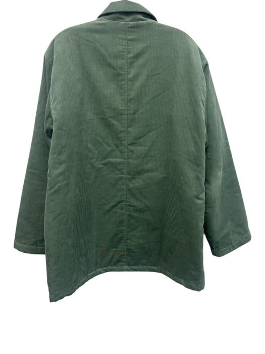 Lavenham Size XXL Seafoam Green Cotton Blend Cordouroy Front Pocket Men's Jacket Seafoam Green / XXL