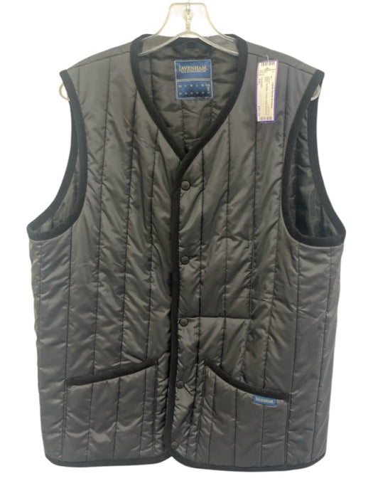 Lavenham Size XXL Black Synthetic Quilted Vest Men's Jacket Black / XXL
