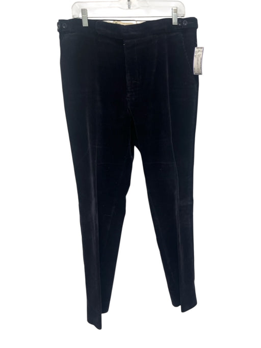 Hackett Size 36 Navy Cotton Cordouroy Khaki Side Tabs Men's Pants Navy / 36
