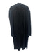Aquascutum Size 42 Black Cotton Blend Solid Overcoat Men's Jacket Black / 42