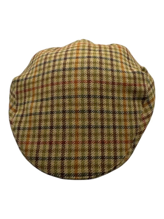 Paul Stuart Green & Multi Wool Plaid Men's Hat Green & Multi