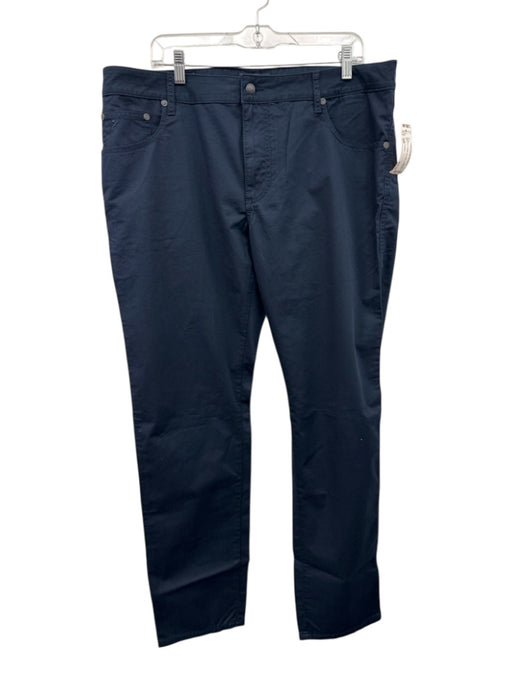 Hackett London Size 38R Navy Blue Cotton Solid Men's Pants Navy Blue / 38R