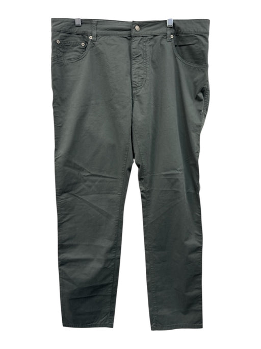 Hackett London Size 38R Olive Green Cotton Solid Men's Pants Olive Green / 38R