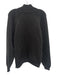 Bruno Manetti Size Est L Gray Wool Solid Knit Quarter Zip Men's Sweater Gray / Est L