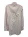 Sid Mashburn Size Est L Pink & White Cotton Striped Button Up Long Sleeve Shirt Pink & White / Est L
