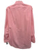 Sid Mashburn Size Est L Pink & White Cotton Gingham Button Up Long Sleeve Shirt Pink & White / Est L