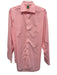 Sid Mashburn Size Est L Pink & White Cotton Gingham Button Up Long Sleeve Shirt Pink & White / Est L