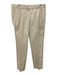 Hacket London Size 38 Beige Cotton Solid Khaki Men's Pants Beige / 38