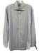 Sid Mashburn Size Est 17 Blue & White Cotton Striped Button up Long Sleeve Shirt Blue & White / Est 17