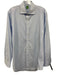 Sid Mashburn Size Est 17 Blue & White Cotton Striped Button up Long Sleeve Shirt Blue & White / Est 17