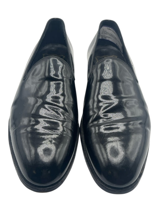 New & Lingwood Shoe Size 10.5E AS IS Black Patent Leather Solid Slip On Shoes Black / 10.5E