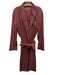Turnbull & Asser Size L Red Cotton Plaid Men's Robe Red / L