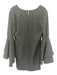 Milly Size 8 Charcoal Gray Polyester Back Keyhole Back Zip Shift Dress Dress Charcoal Gray / 8