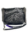 Yves Saint Laurent Black Leather Chain Crinkle Crossbody Bag Black / Medium
