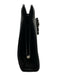 Jimmy Choo Black Leather Crystal Hand Strap Hinge Open Removable Chain Strap Bag Black