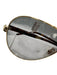 Gucci Gold Tone & Brown Metal & Acetate Aviator Tortoiseshell Detail Sunglasses Gold Tone & Brown
