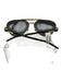 Gucci Gold Tone & Brown Metal & Acetate Aviator Tortoiseshell Detail Sunglasses Gold Tone & Brown