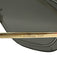 Christian Dior Black & Gold Tone Acetate Shield Style Flat Top Sunglasses Black & Gold Tone