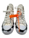 Off-White for Converse Shoe Size 6 White & Black textile upper Canvas Sneakers White & Black / 6
